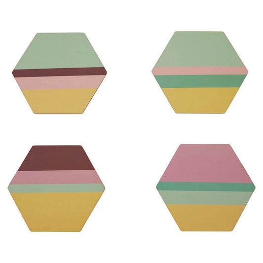 Mimo Miami Stripe Coasters - Premier Home