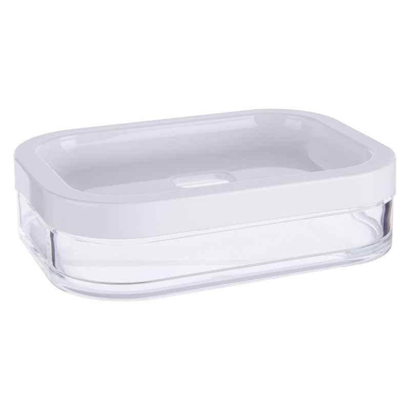 Ando White Acrylic Soap Dish - Premier Home