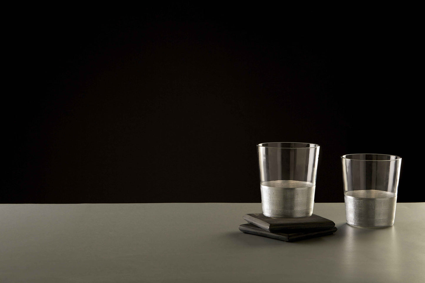 Apollo Clear Glass Tumblers - Set of 4