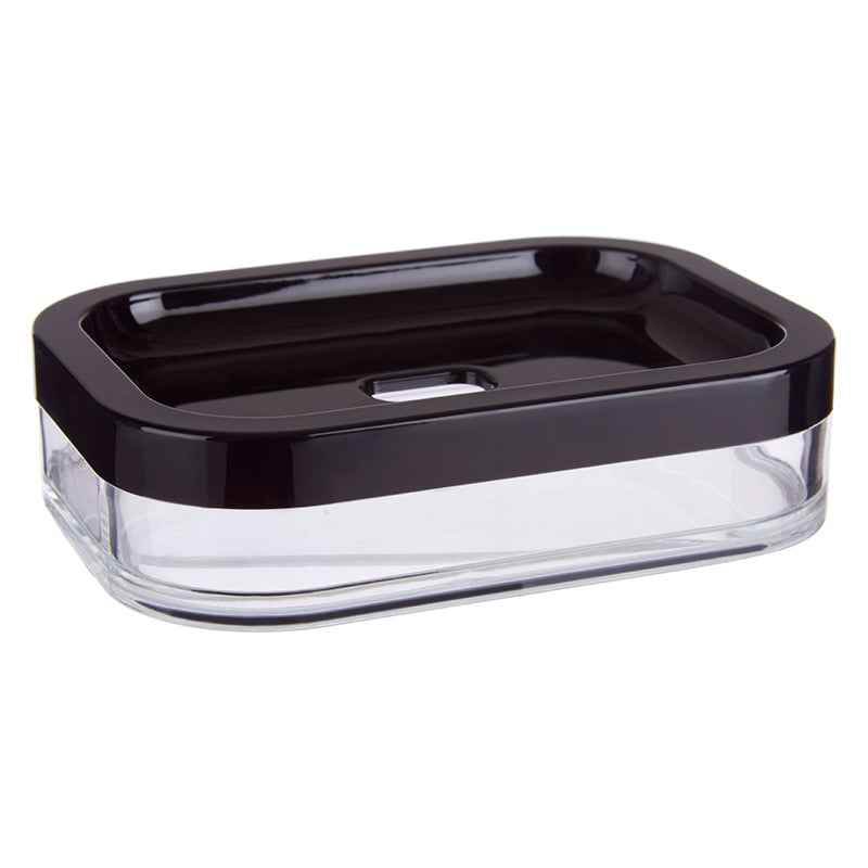 Ando Black Acrylic Soap Dish - Premier Home
