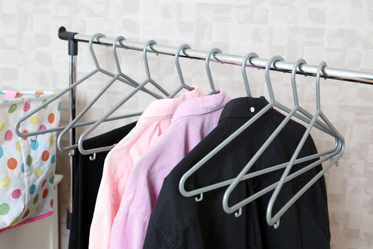 Grey Plastic Adult Hangers