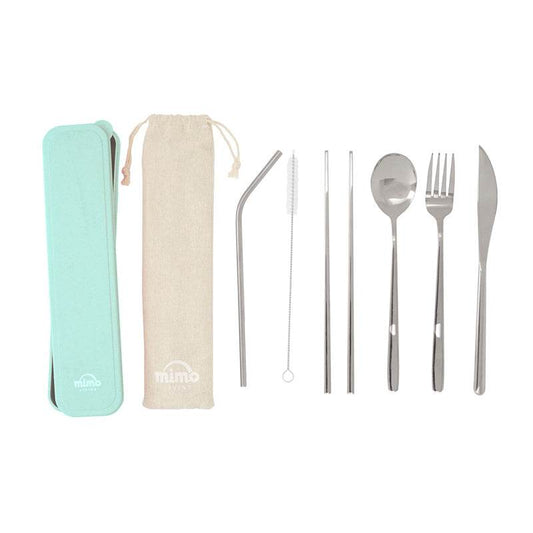 Mimo 6 Pc Silver Finish Cutlery Set with Box - Premier Home