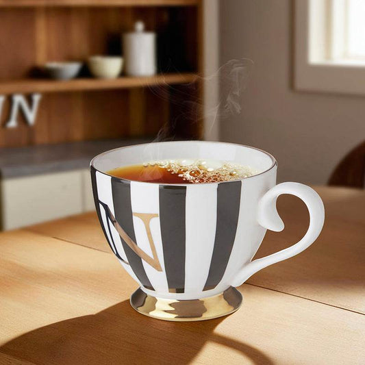 Mimo Duchess N Letter Monogram Mug - Premier Home