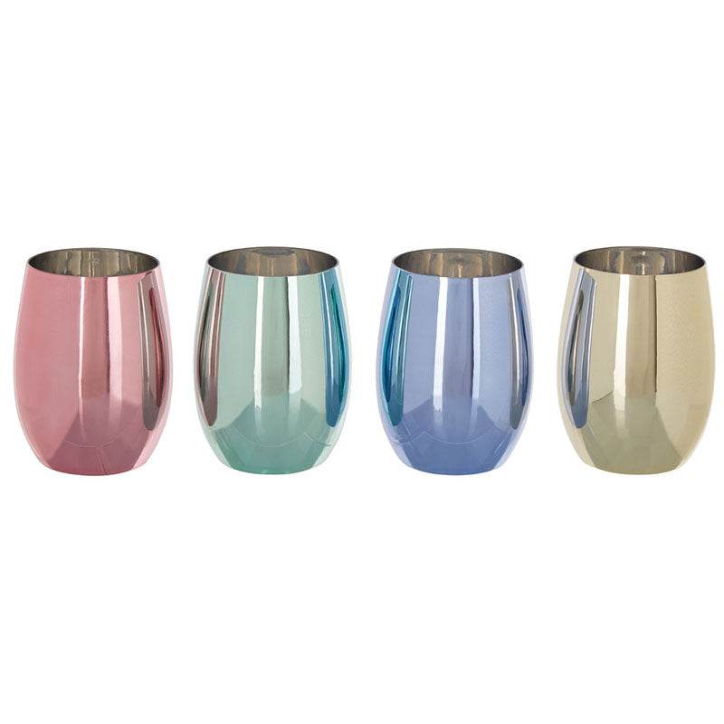Mimo Set of 4 Assorted Colours Tumblers - Premier Home