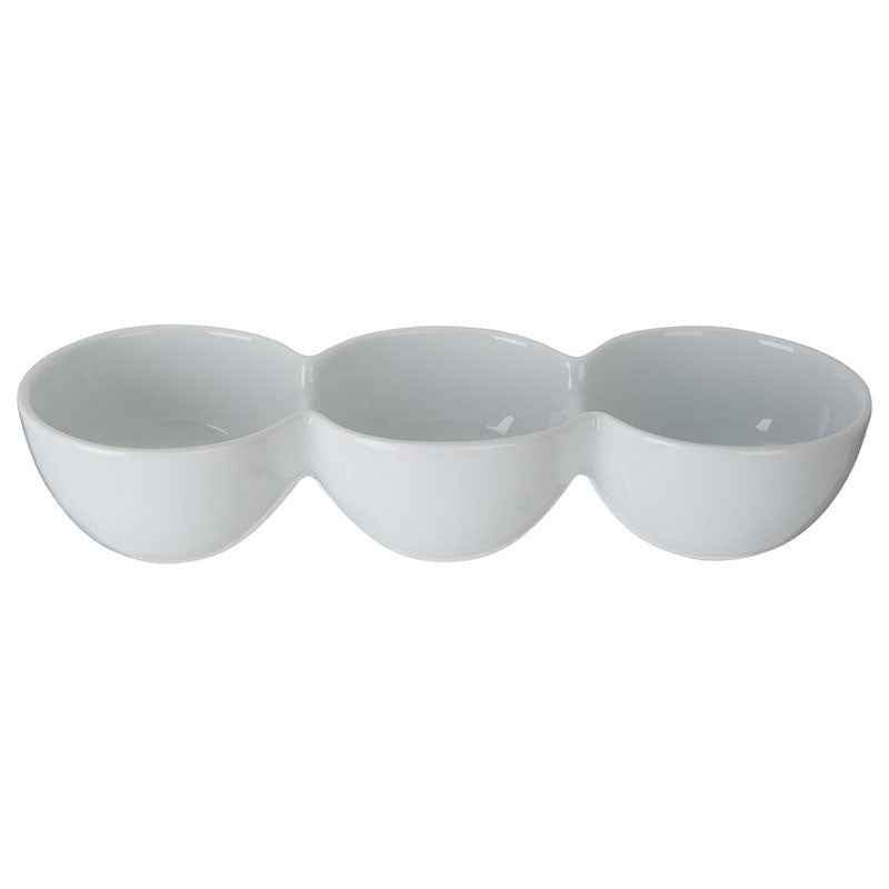3 Section Snack Dish - Premier Home