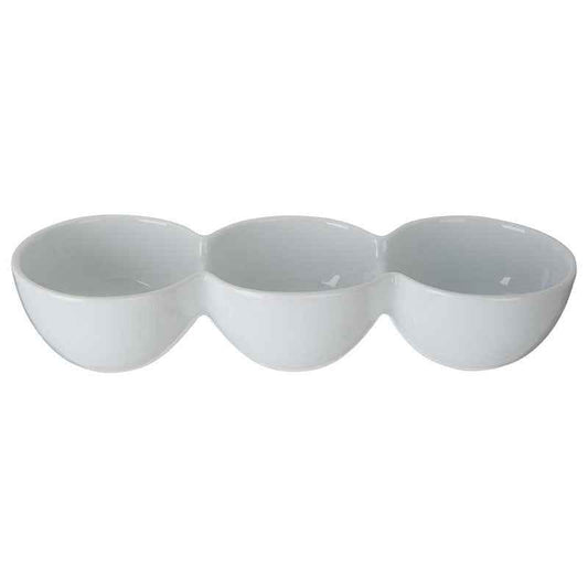3 Section Snack Dish - Premier Home