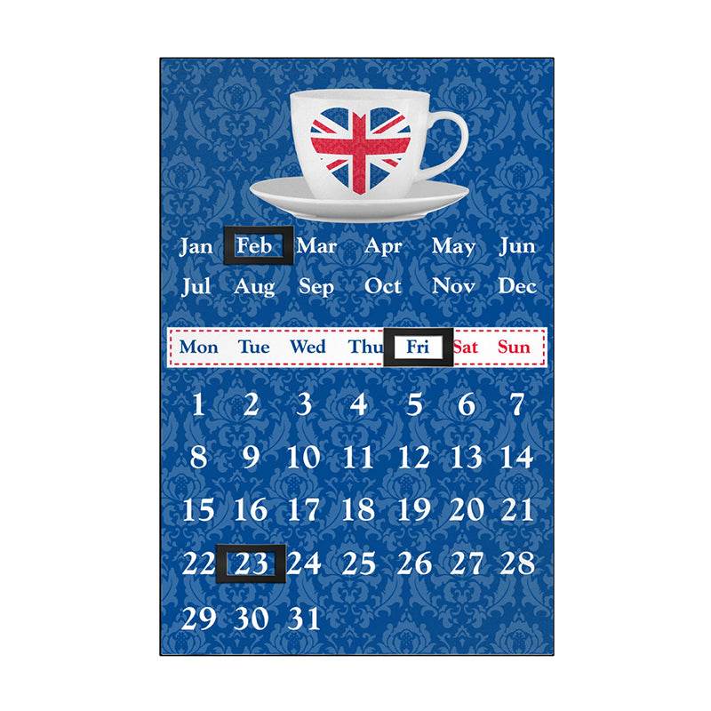 Union Jack Magnetic Calendar - Premier Home