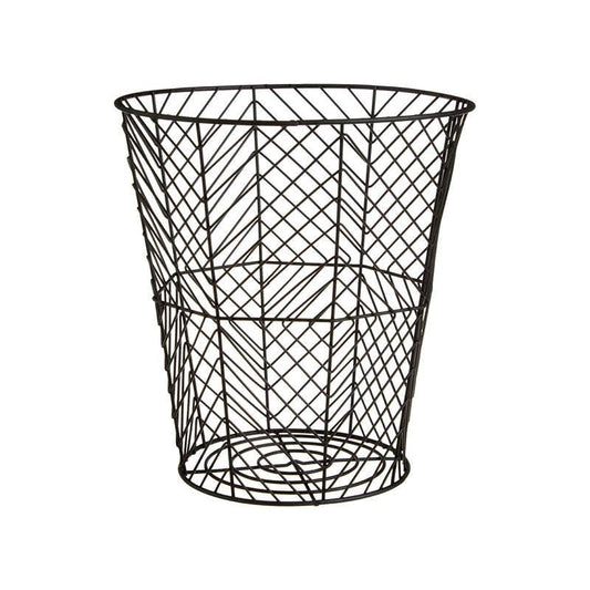 Vertex Black Powder Coat Storage Basket - Premier Home