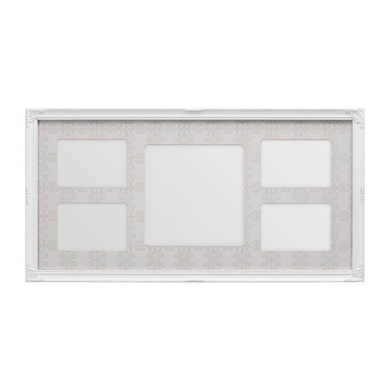 White 5 Photo Multi Photo Frame - Premier Home