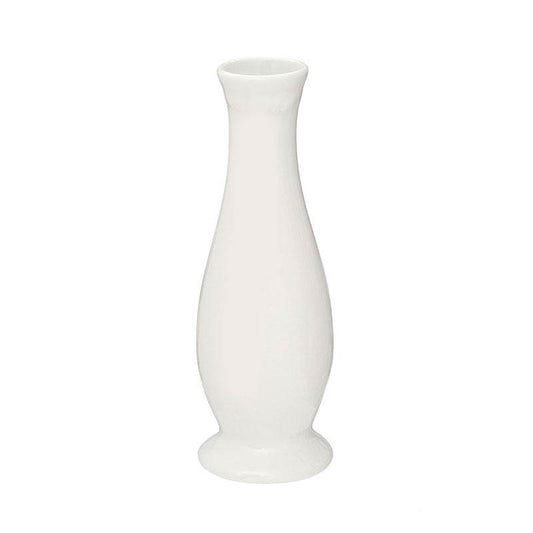 White Curved Vase - Premier Home