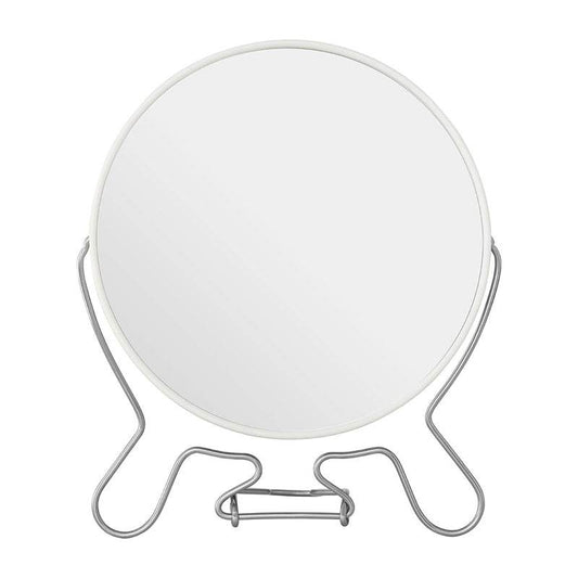 White Metal Large Shaving Mirror - Premier Home