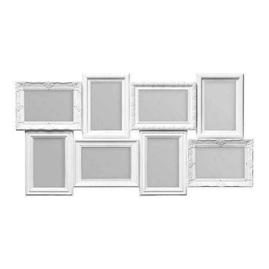 White Vintage 8 Photo Frame - Premier Home