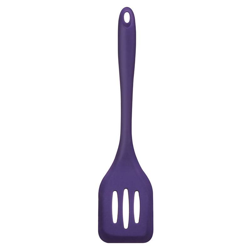 Zing Purple Silicone Slotted Turner - Premier Home