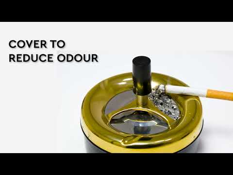 Chrome Effect Large Spinning Ashtray