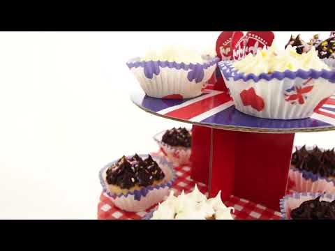 I Love UK 3 Tier Cake Stand