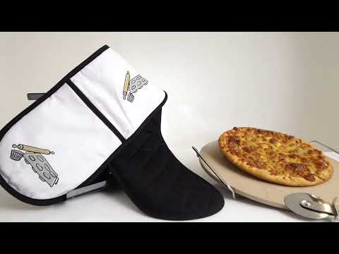 Doodle " Hot Stuff" Double Oven Glove