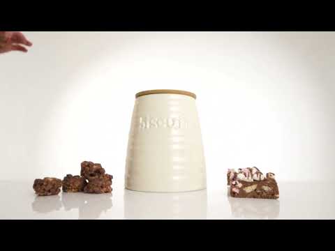 Winnie Cream Dolomite Biscuit Canister