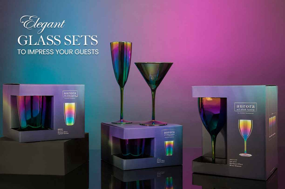 Glass Set Vip Elegant Glass Sets to Elevate Your Hosting Style – Premier Home