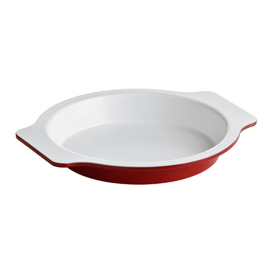 Ecocook Red Cake Tin With Handles - 27Cm