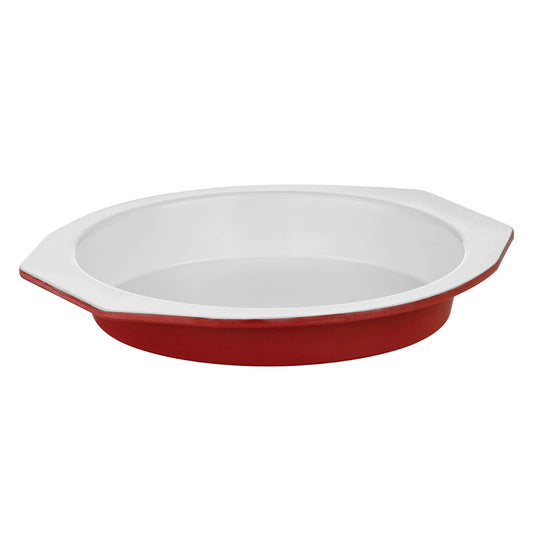 Ecocook Red Cake Tin With Handles - 29Cm