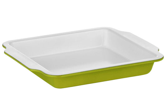 Ecocook Lime Green Carbon Stee Baking Dish