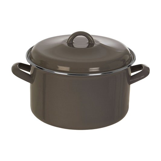 Porter Large Grey Casserole Dish with Lid