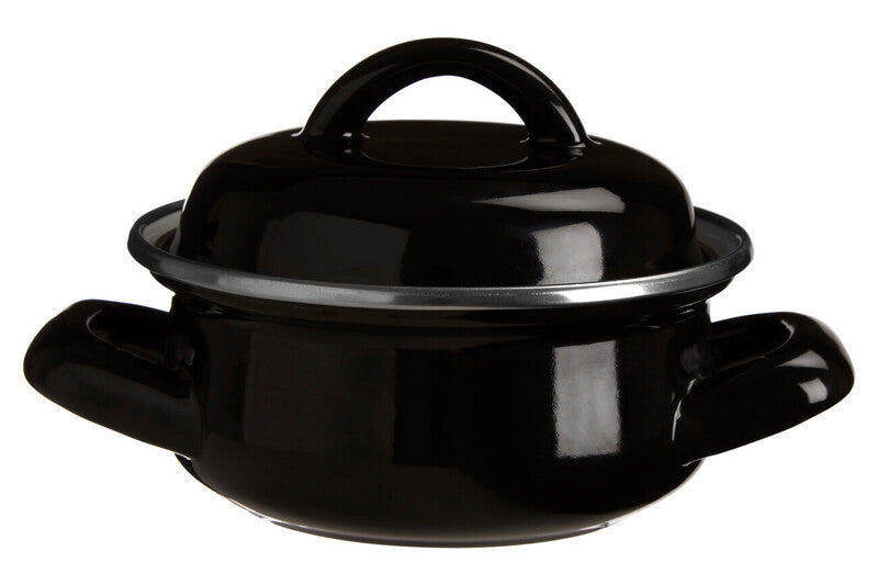 Porter Black Enamel Mini Casserole Dish