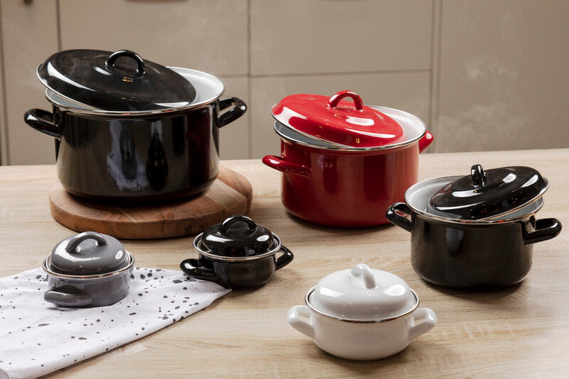 Porter Black Enamel Mini Casserole Dish