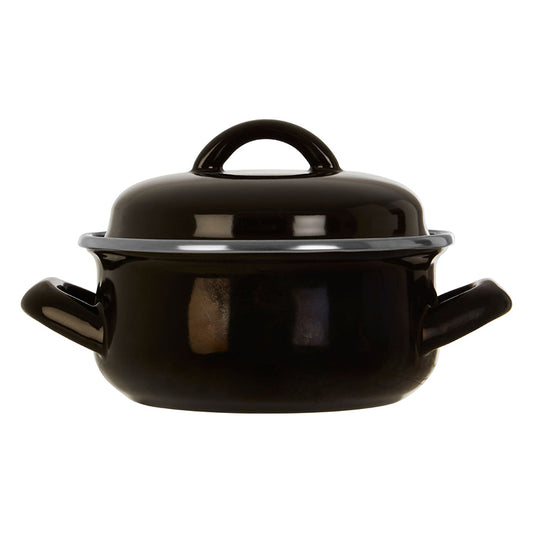 Porter 12cm Dia Black Mini Casserole Dish