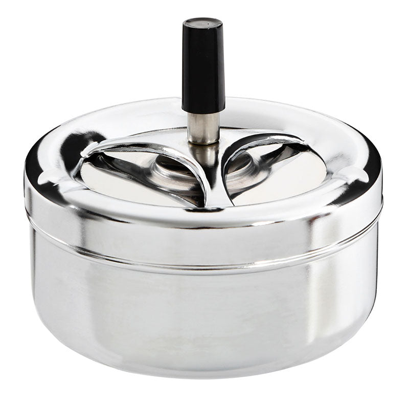 Chrome Effect Large Spinning Ashtray