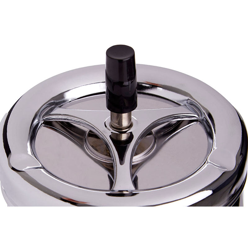 Chrome Effect Large Spinning Ashtray