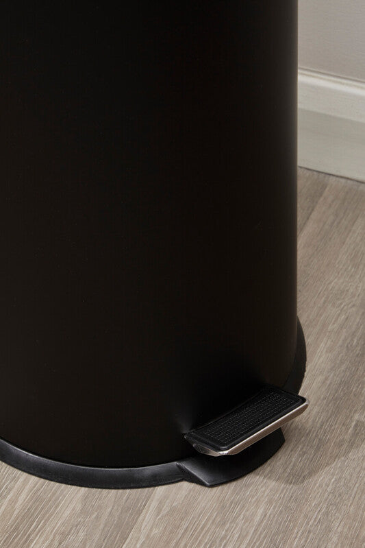 Matt Black Pedal Bin - 30Ltr