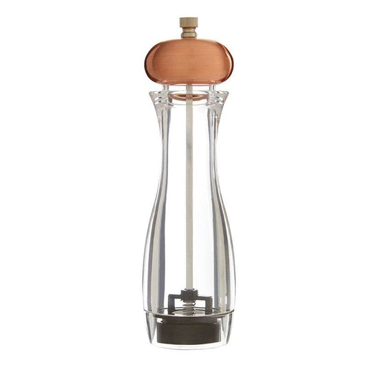 Salt/Pepper Medium Clear Copper Mill - Premier Home