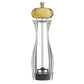 Salt/Pepper Small Clear Gold Finish Medium Mill - Premier Home