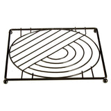 Vertex Black Nickel Finish Square Trivet - Premier Home
