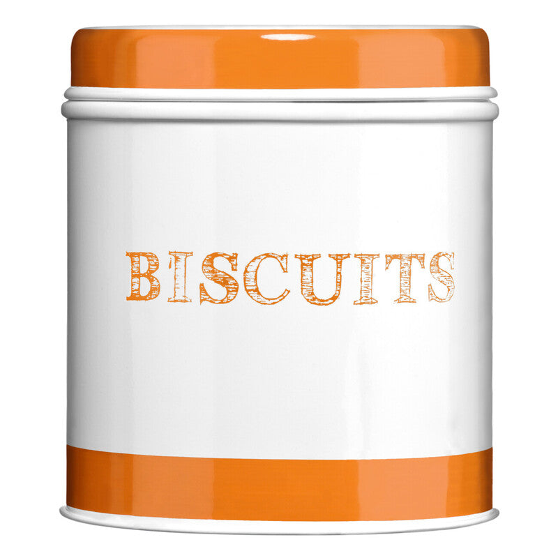 Orange Band Biscuit Canister
