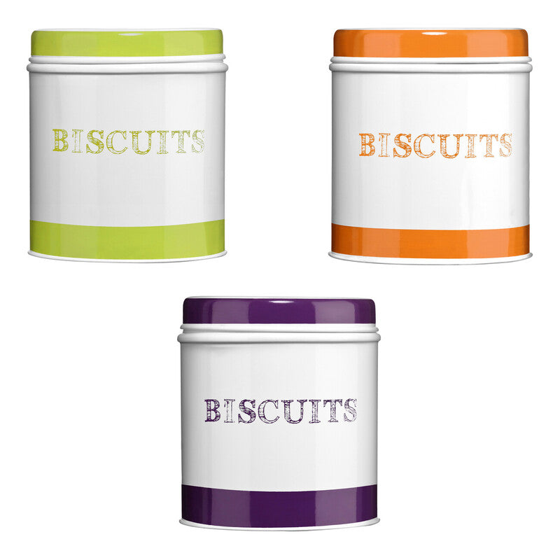 Orange Band Biscuit Canister