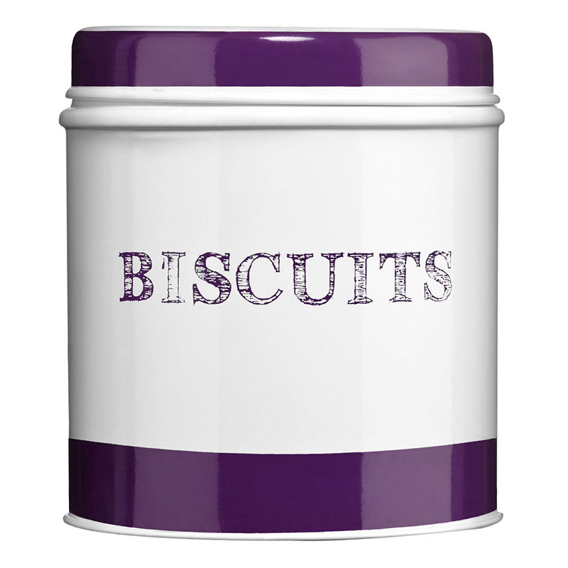 White And Purple Canister