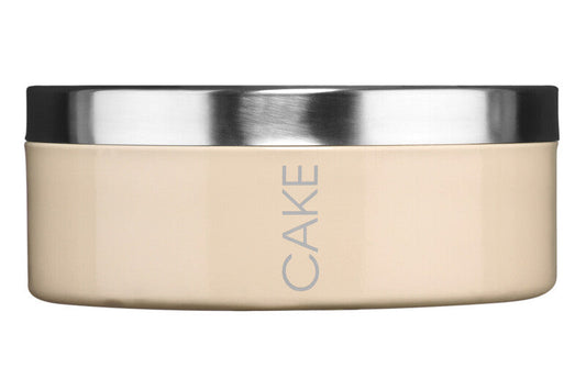 Cream Enamel Cake Tin
