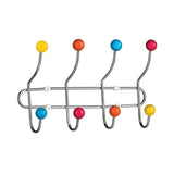Multi Colour Plastic Balls 8 Hook Hanger - Premier Home