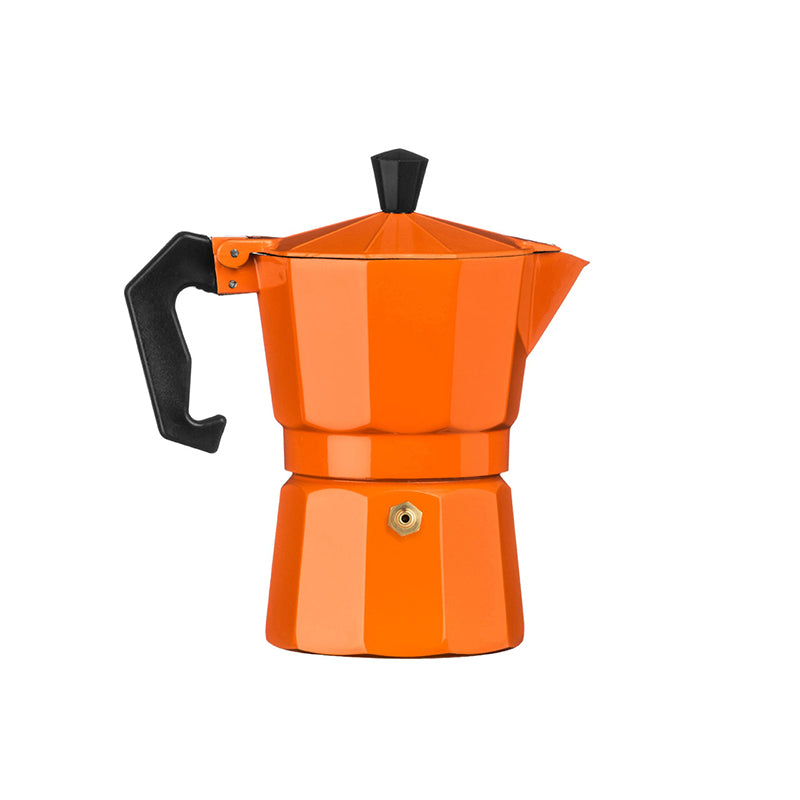 Compact espresso maker for quick, flavorful coffee, ideal kitchen accessory for coffee lovers.