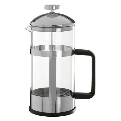 Leora Silver Finish Cafetiere ? 1000ml - Premier Home