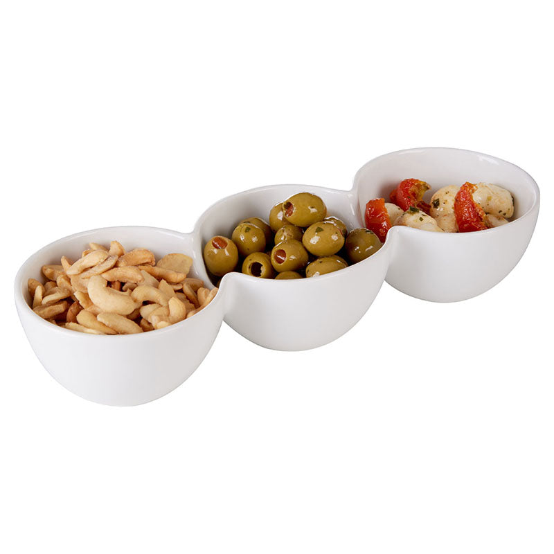 3 Section Snack Dish