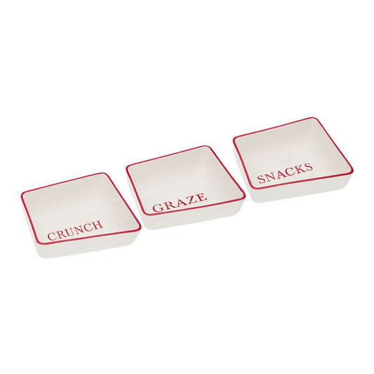 Hollywood Snack Dishes - Set Of 3 - Premier Home