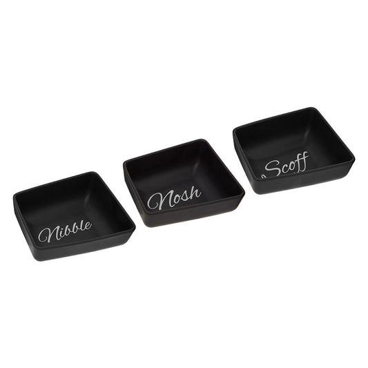 Mangé Snack Dishes - Set Of 3