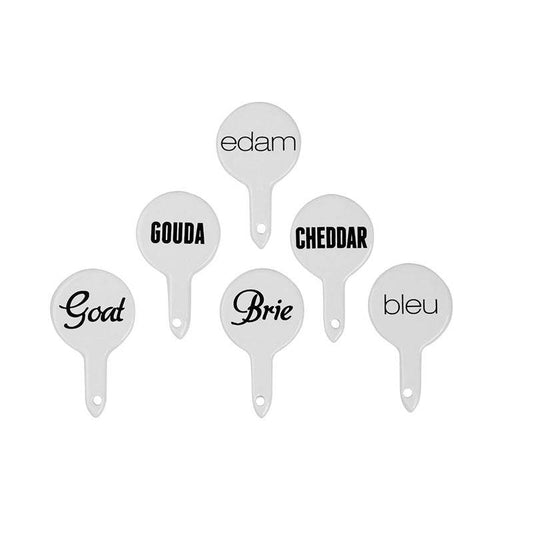 Pun & Games Cheese Markers - Set of 6 - Premier Home