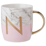 Mimo Pastel Pink N Letter Monogram Mug - Premier Home
