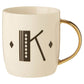 Mimo Diamond Deco K Letter Monogram Mug - Premier Home