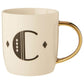 Mimo Diamond Deco C Letter Monogram Mug - Premier Home