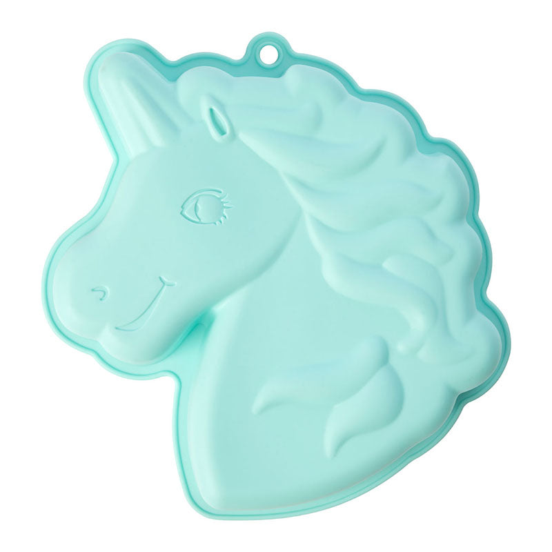 Mimo Unicorn Cake Mould, Light Green Silicone